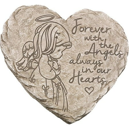 Memorial Garden Markers - Precious Moments Memorial Angel Garden Stone Resin 171459