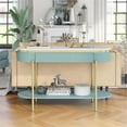 thumbnail image 5 of Furniture of America Timi Glam Wood 1-Drawer Console Table in Green, 5 of 10