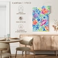 thumbnail image 5 of Elephant Stock Seashells In The Coral Wall Art - Vertical Canvas Wall Art - Living Room Wall Decor - Animal Canvas - Blue And Orange Decor By Lanie Loreth - 8" x 12", 5 of 8