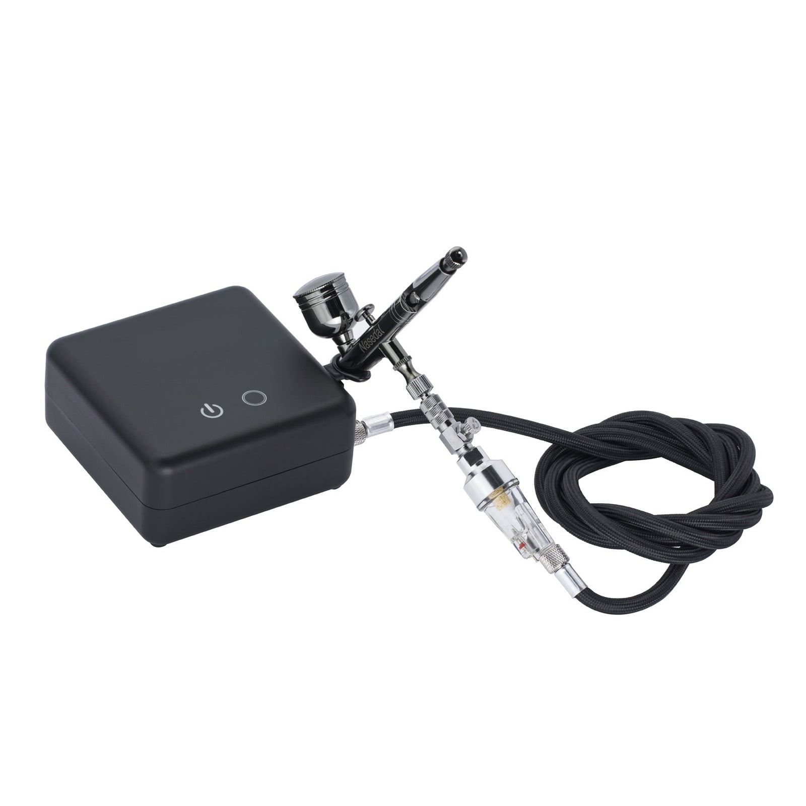 Auto-Stop Function Airbrush Compressor 7cc 0.3mm Dual-Action Airbrush Spray Gun For Model Cake Painting Nail Art ,User-Friendly Design