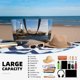 thumbnail image 5 of Fotbe Lighthouse Bolsa de Viaje para Playa - Resistente al Agua, Bolsa Tote de Gran Capacidad y Ligera con 7 Bolsillos para Mujeres y Hombres, 5 of 7