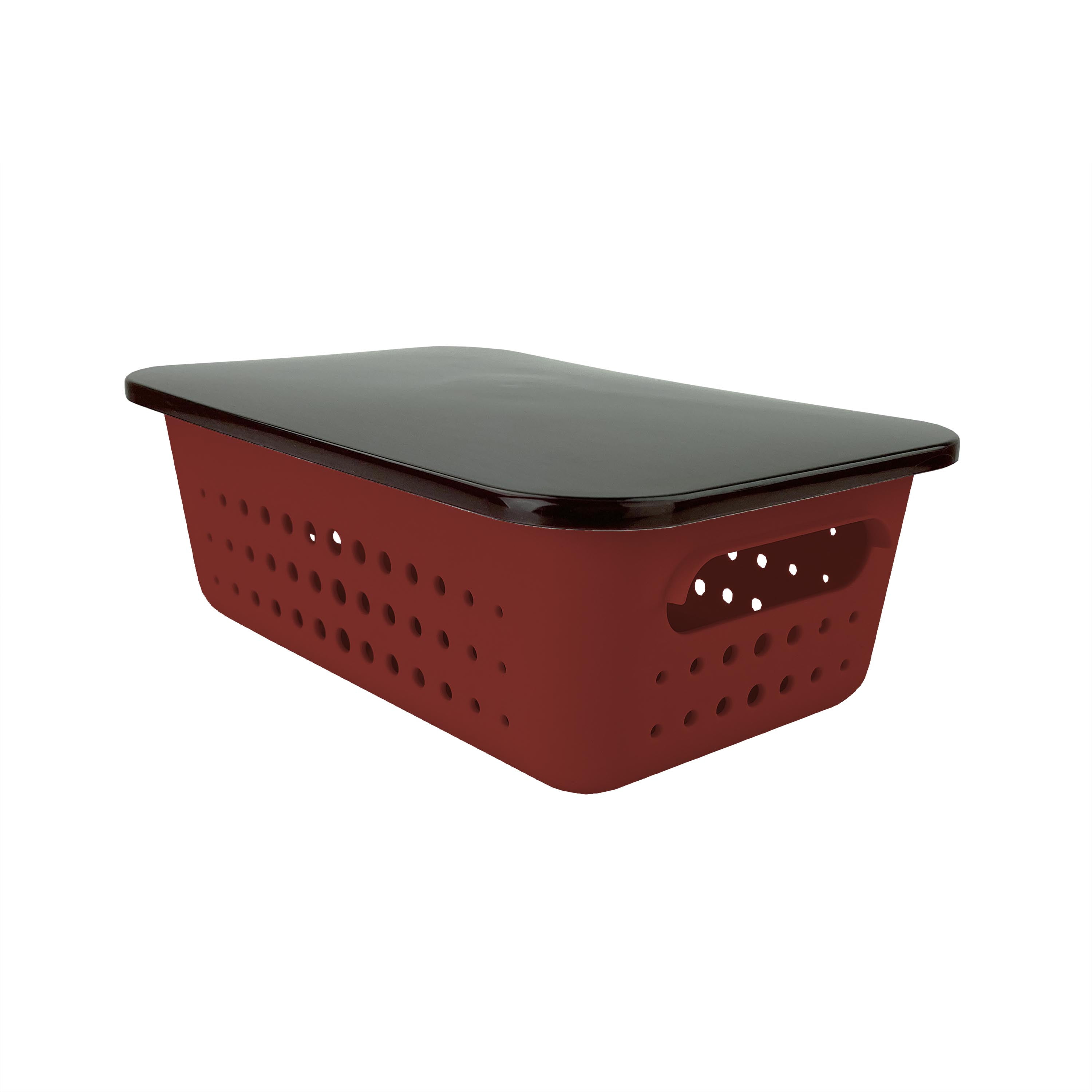 iPack 3PC Set Plastic Storage Containers with Lids - White