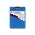 thumbnail image 2 of Charles Leonard Plastic Clipboard Rubber Grip 9"x1/2"x12-3/4" Neon Blue 89715, 2 of 7