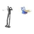 thumbnail image 1 of Figura de resina de gato golfista, escultura moderna para amantes del golf y entusiastas de los gatos, decoración de estanterías, mesa de comedor esti, 1 of 8