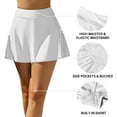 thumbnail image 2 of Charmo Womens Swim Skirt Bulit in Shorts Tummy Control Swimsuit Bottom with Side Pocket, 2 of 6