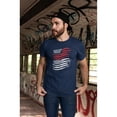 thumbnail image 2 of American Flags T-Shirt Men -Smartprints Designs, Male Small, 2 of 4