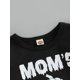 thumbnail image 4 of Mameluco De Halloween Para BebéS Mono De Retazos Con Estampado De Letras De Calabaza XBTCLXEBCO Naranja Negro;12-18 Meses, 4 of 6