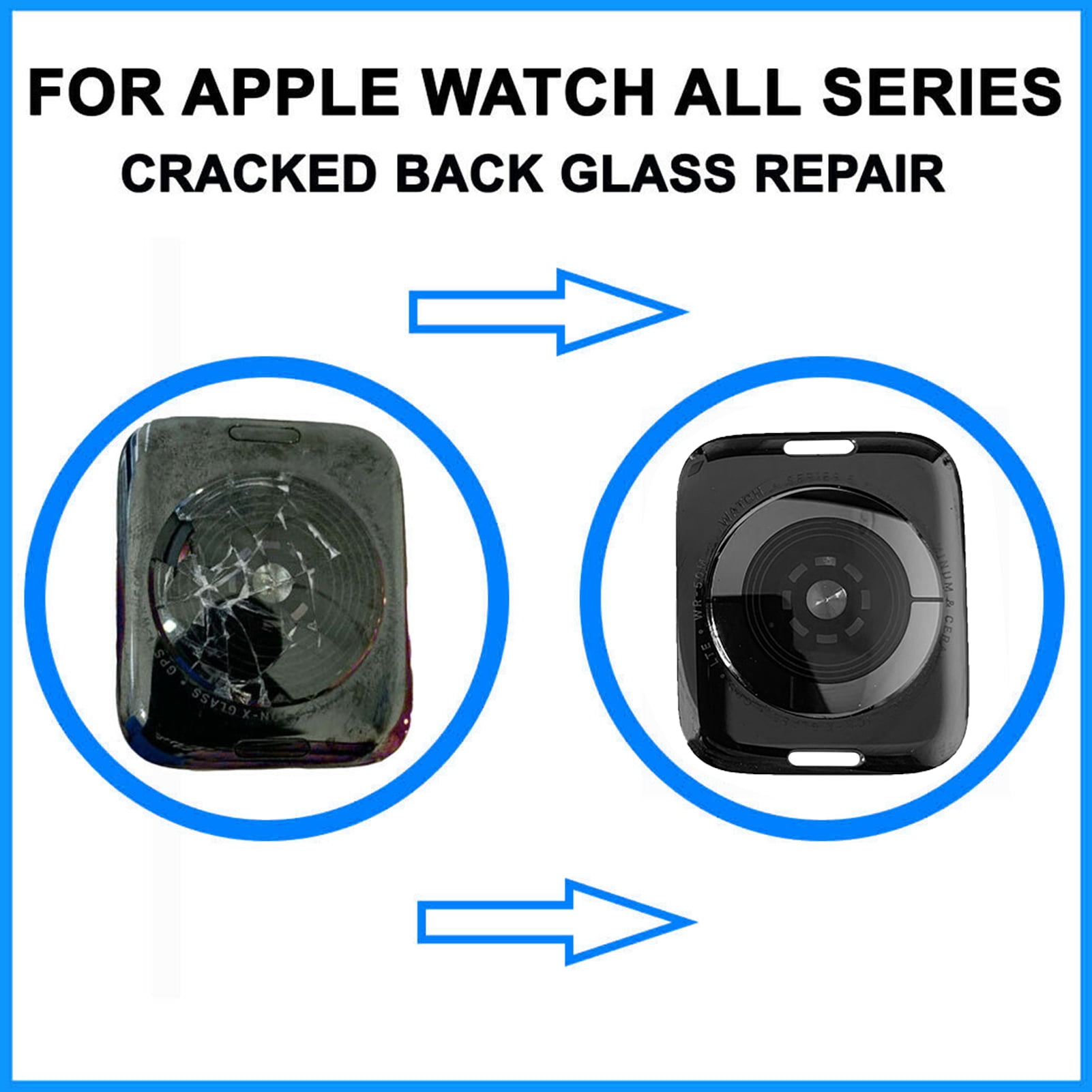 HEVIRGO Back Glass Lens Professional Accurate Watch Rear Glass