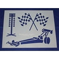 Racing Stencils Mylar 2 Pieces of 14 Mil 8