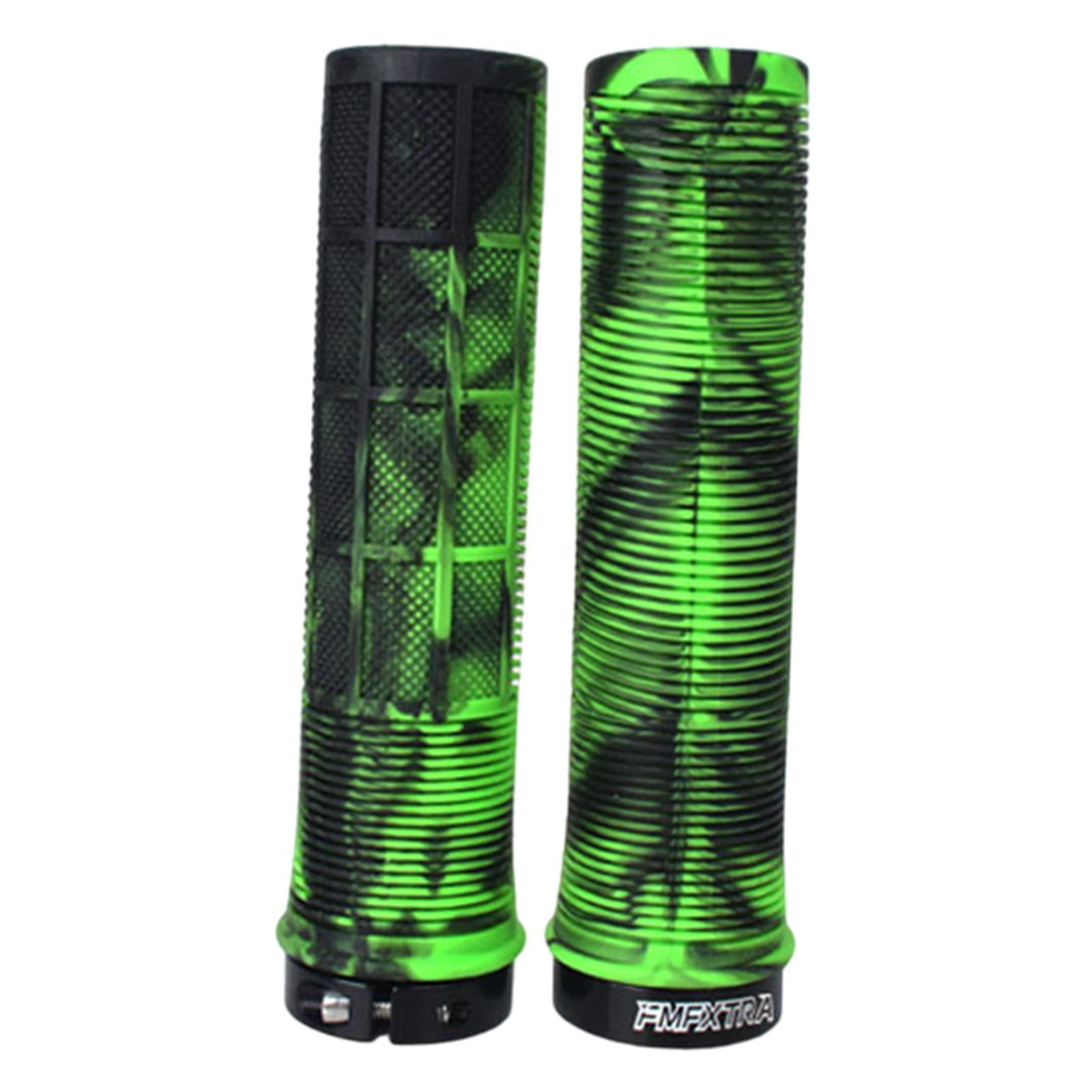 2 piezas de empuñaduras para manillar de bicicleta, suaves, para bicicletas de carretera. Negro y verde | en línea