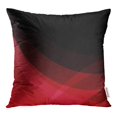 thumbnail image 1 of BOSDECO Red Contrast Abstract Technology Corporate Tech Black Geometric for Brochures Graphic Pillow Case Pillow Cover 20x20 inch, 1 of 1