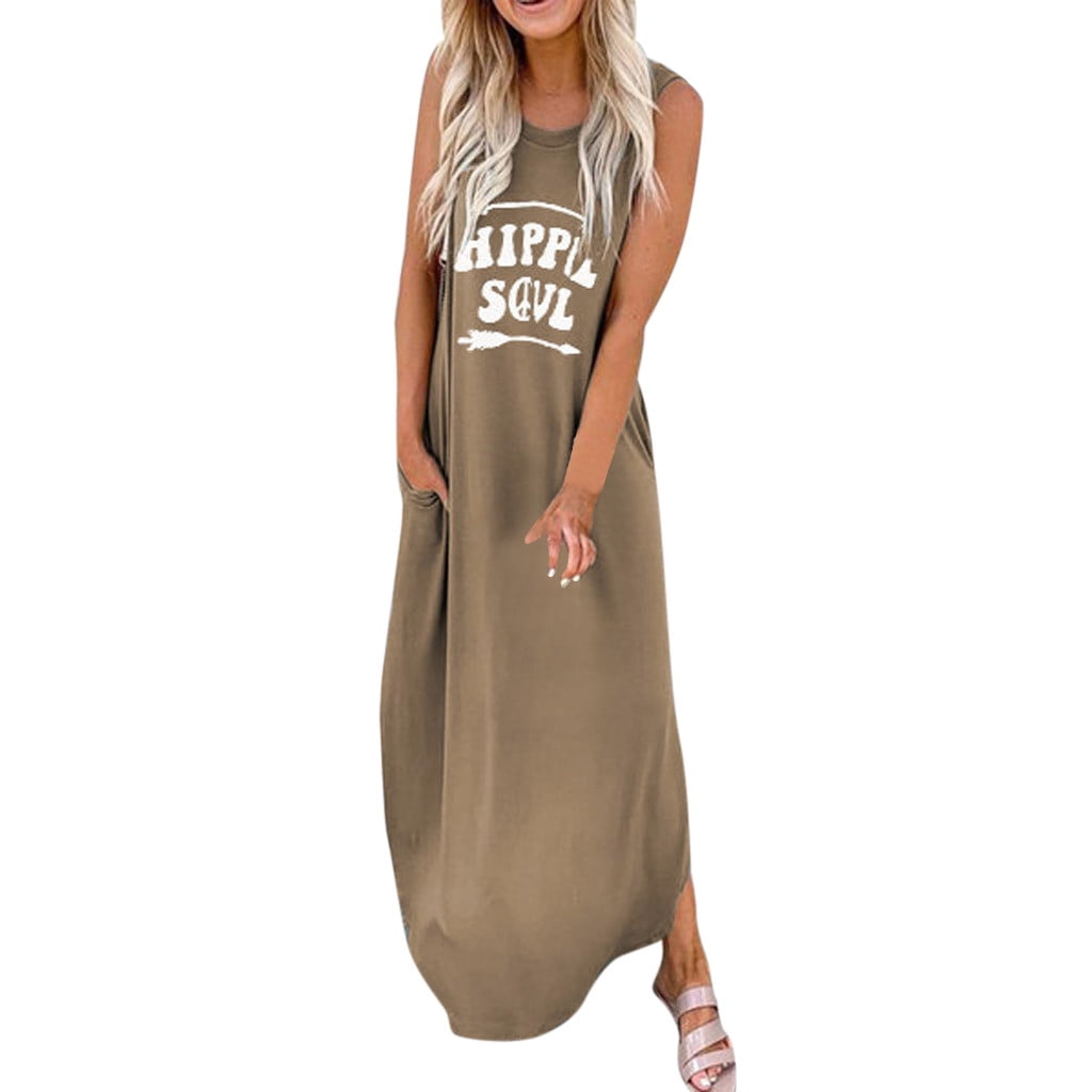Aimik Hippie Soul Women Letter Printed 