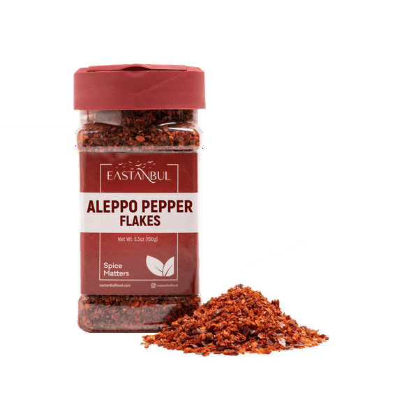 Eastanbul Aleppo Pepper Flakes, Pul Biber, Turkish Red Pepper Flakes, 5.3oz