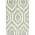 thumbnail image 2 of SAFAVIEH Chatham Graham Geometric Wool Area Rug, Grey/Ivory, 8'9" x 12', 2 of 10