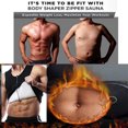 thumbnail image 4 of Qarigey Hombres Polímero Sudor Sauna Chaleco Body Cintura Entrenador Chaleco adelgazante Compresión Fajas Corsé Abdomen fajas L/XL, 4 of 6