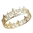 thumbnail image 4 of Adorno para el pelo de rey, corona de reina, princesa, cumpleaños, graduación, tiara, fiesta de boda, accesorios para el cabello de cristal para mujeres y niñas, 4 of 7