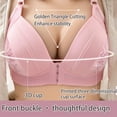 thumbnail image 5 of XMMSWDLA Front Close Bras for Women Wirefree Push Up Bra Smooth Back Seamless Nursing Bras No Underwire Bras for Women, 5 of 5