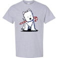thumbnail image 3 of Inktastic Candycane Cutie Westie T-Shirt, 3 of 5