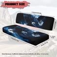 thumbnail image 7 of HUIACONG Eagles UTV Seat Covers Waterproof Polyester Breathable 4 Wheeler Seat Cover Non-Slip Soft for Kawasaki Mule 3010, 7 of 7