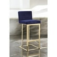 thumbnail image 5 of Pangea Home Dexter Bar Stool Velvet Navy & Gold, 5 of 9