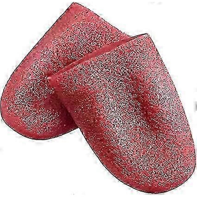 ZK-2pcs Red Simulation False Tongue Scary Horror Magic Props Tricky Toys 26s