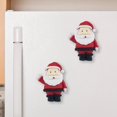 thumbnail image 2 of 2 Pieces Christmas Refrigerator Magnets, Fridge Magnetic Decor, Xmas Car Stickers, Holiday Season Decorative Magnets for Dishwasher Kitchen with Pattern Gnome Reindeer Snowman, 2 of 6