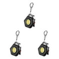 thumbnail image 2 of tssuouriy Keychain Flashlight Rechargeable Outdoor Keyring Light Key Chain Lamp Attachable Work Inspection Bottle Opener Black 3Set, 2 of 6