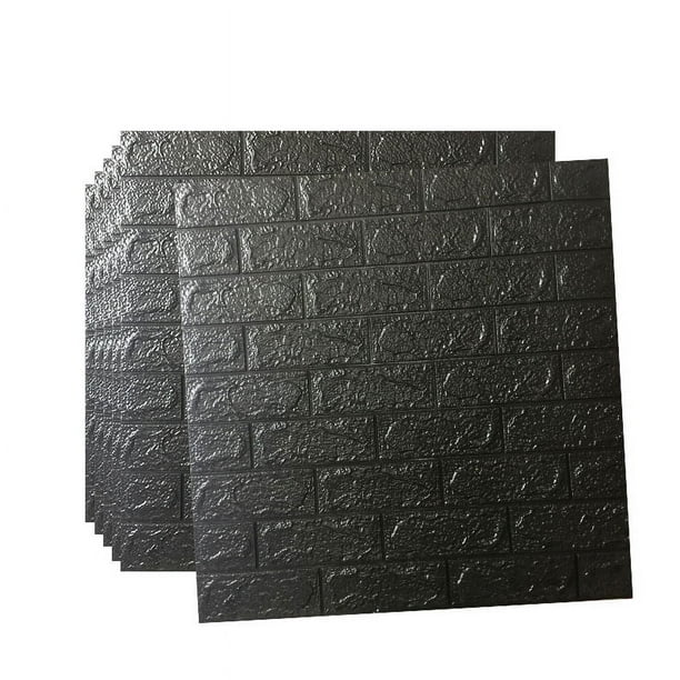 Pegatinas de pared para decoración del hogar, papel tapiz de ladrillo, pegatinas de pared 3d autoadhesivas de espuma, pegatinas de pared impermeables a prueba de humedad