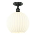 thumbnail image 6 of Innovations Lighting - White Venetian - 1 Light Semi-Flush Mount In Modern, 6 of 7