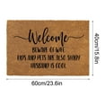 thumbnail image 2 of Dmlowu Christmas Doormat, Quicker Dry Christmas Bathroom Rugs, Letter Print Christmas Front Door Mat, Comfortable Rug for Bathroom Bedroom, 18x24" Non Slip Christmas Welcome Mat, 2 of 6