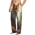 thumbnail image 6 of Kdxio Mystic Fox With Halo Print Men's Sleep Pajama Pant Lounge Pants with Pockets-XX-Large, 6 of 6