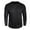 Black, variant on Thermal Waffle Shirts for Men, Crew Neck Long Sleeve Casual Pullover Underwear Textured Knit Tops Dark Gray M