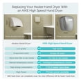 thumbnail image 4 of Fully Automatic Hand Dryer, Toilet Bathroom Commercial, Hand Drying Machine With Hepa Filter Stainless Steel ,High-Speed Drying, 4 of 5