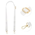 thumbnail image 3 of Unique Bargains 1 Pc Solid Color Handbag Strap for Office White Nylon Metal, 3 of 5