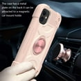 thumbnail image 6 of Allytech iPhone SE 2020 Case(2nd Gen), iPhone 8/iPhone 7 Case, [360?Rotatable Ring Holder] Magnetic Metal Kickstand Hard PC + Soft Silicone Hybrid Rugged Impact Resistant Cover, Rosegold, 6 of 6