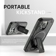 thumbnail image 4 of For iPhone 13 Pro Max Case, iPhone 13 Pro Max Phone Case [Compatible with Magsafe] Built-in Invisible Stand [Heavy Duty Drop Protection] Shockproof Rugged Protective Magnetic Cover Accessories,Black, 4 of 7