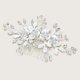 thumbnail image 1 of Tocado de dama de honor de la novia con flores de diamantes artificiales (plata) Shuxiu Wang 9024719204994, 1 of 5