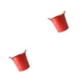 thumbnail image 3 of kurtrusly Food Bucket Festival Holiday Dining Hotel Cafe Reusable Washable Ice Cream French Fries Snack Storage Container Red 2Set, 3 of 6