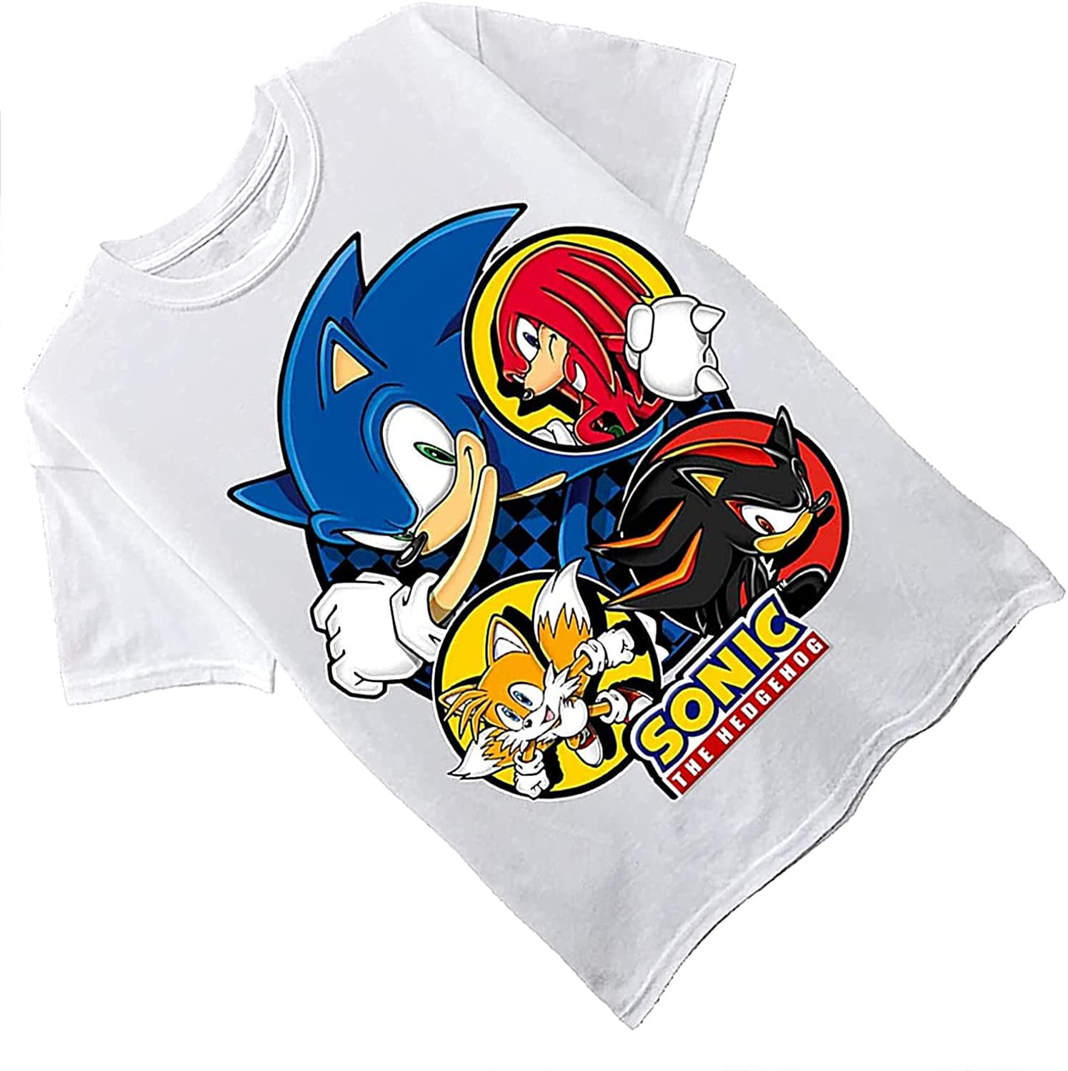 Sonic Classic Head Unisex T-Shirt The Hedgehog Sega – Fancy Dress For You