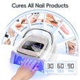 thumbnail image 4 of COSCELIA UV LED Nail Lamp for Gel Nail Polish,UV Light for Gel Nails with Automatic Sensor 3 Timers Nail Lamp Professional Nail Light, 4 of 9