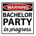thumbnail image 3 of CafePress - Warning Bachelor Party In Progress Pajamas - Women's Light Pajamas, 3 of 4