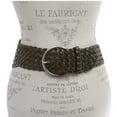thumbnail image 2 of Women's 3 1/4" Wide Tapered Braided Woven High Waist Leather Belt, 2 of 4