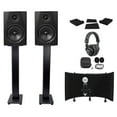 thumbnail image 2 of 2 Rockville DPM6B 6.5"420w Active Studio Monitors+Stands+Headphones+Mic+Shield, 2 of 13