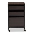 thumbnail image 4 of Baxton Studio Felix Wood and Metal 3-Drawer Mobile File Cabinet in Black, 4 of 10