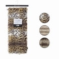 thumbnail image 2 of Inspired Home Lacie Knit Throw Faux Leopard 50"x60", Brown, 2 of 6