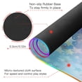 thumbnail image 4 of Large RGB Gaming Mouse Pad Led Glowing Mousepad Non-Slip Rubber Base 13 Light Modes 35.4x15.7 Starry Sky and Star, 4 of 6