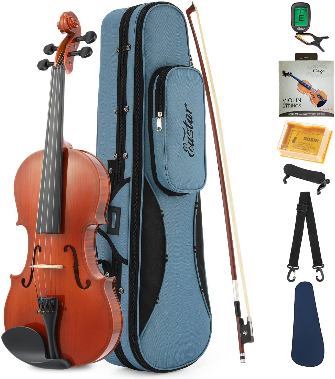 Student Model Bow+Rosin+Case+Free string set New 3/4 Solid Wood Violin