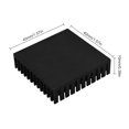thumbnail image 2 of 3D Printer Extruder Heat Sink MK7 MK8 Extruder Copper Heat Radiator 3D Printer Accessory, Black, D type, 2 of 9