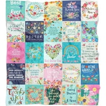 Doctor Gifts for Women - Super Soft Boho Flannel Blanket with Inspirational Doctor Sayings - Great Gifts for Doctor Graduation, Retirement - 50"x60"