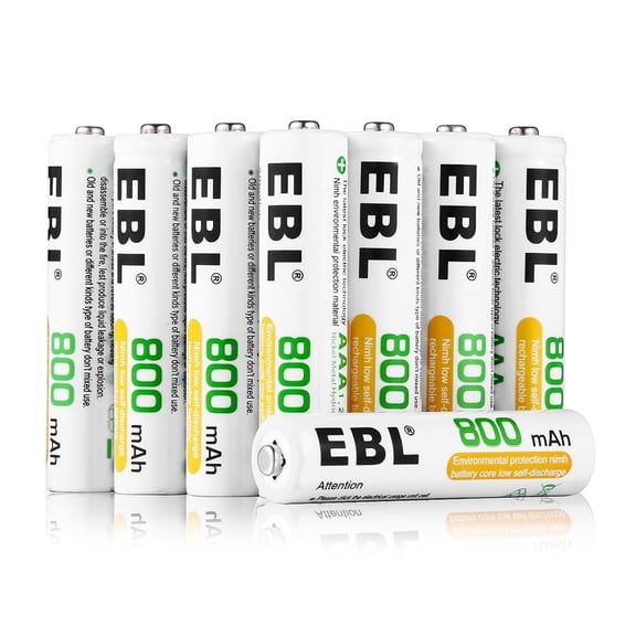 EBL Rechargeable AAA Batteries (16-Pack), Long Lasting Triple A Batteries